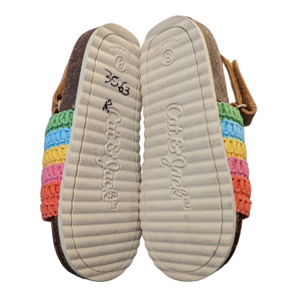 Cat & Jack Josephine Rainbow Sandles - Picture 6 of 7